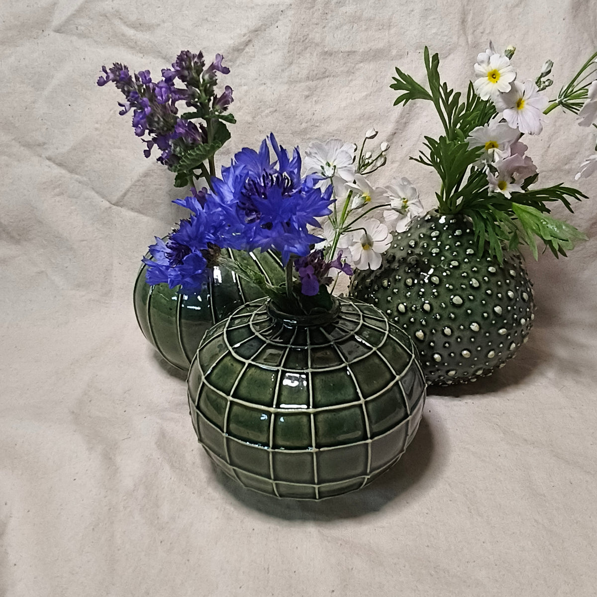 Plaid Budvase