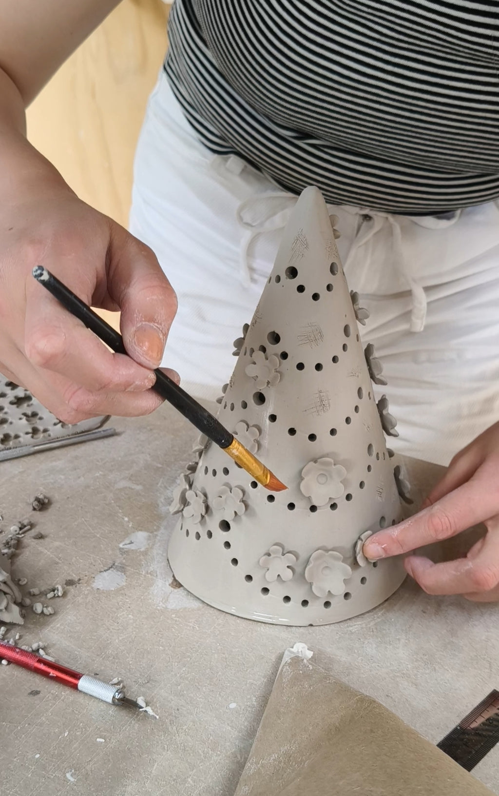 Christmas Tree Luminary & Candle Making Workshop November 29th 2pm