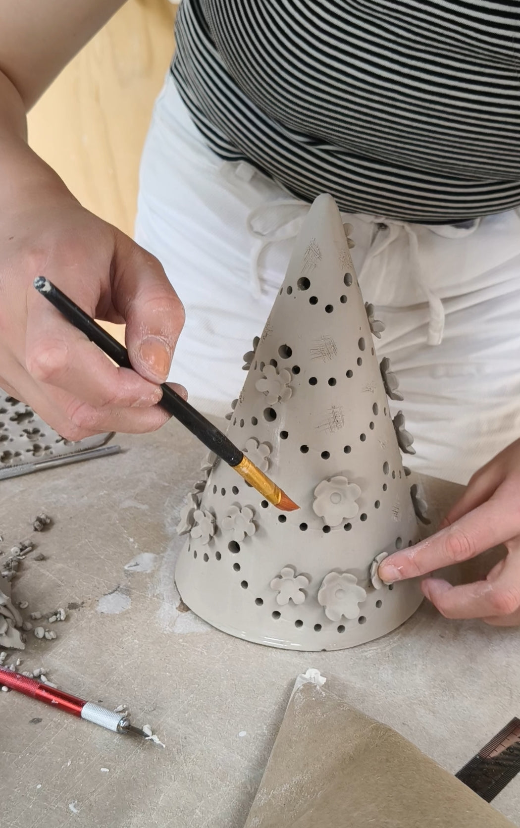 Christmas Tree Luminary & Candle Making Workshop November 29th 2pm